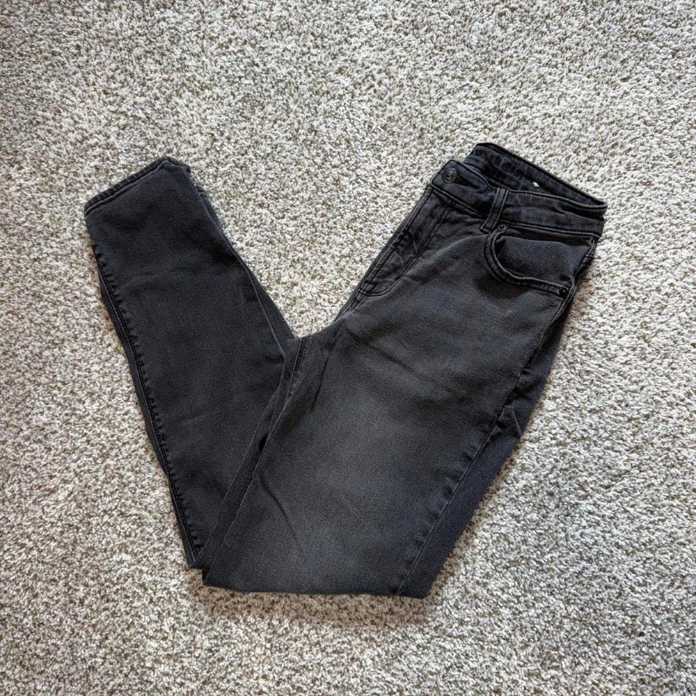 American Eagle Black Mom jeans